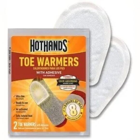 2 Packs HotHands Hand Warmers & 2 Packs HotHands Toe Warmers Ready to Use - Picture 5 of 6